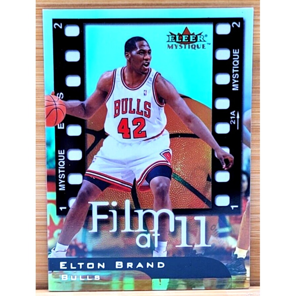 2000-01 FLEER MYSTIQUE ELTON BRAND FILM AT 11 INSERT - Picture 1 of 2
